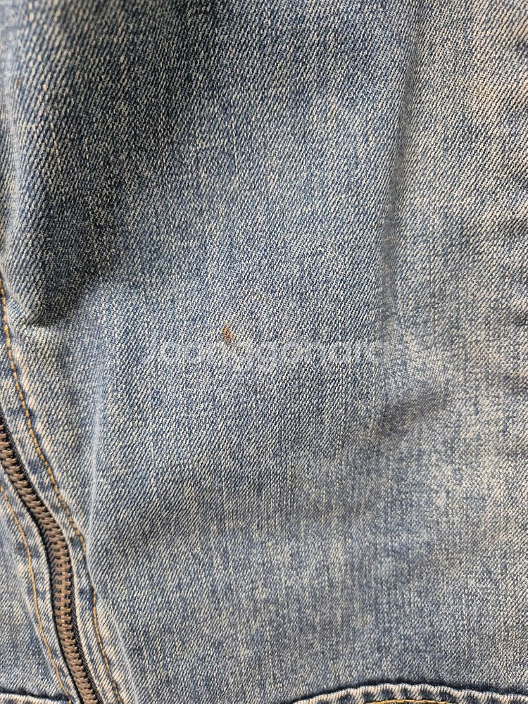 에드혹 데님 뽀글이 베스트 95사이즈--5