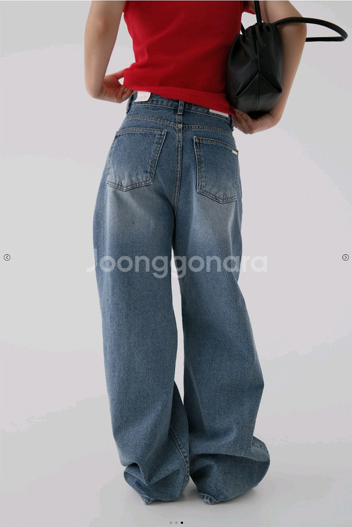 자라 라룸 리리수 어텀 바나나리퍼블릭 와이드 통 슬림핏 일자핏 데님 청바지 팬츠 스커트 여러장 판매--4