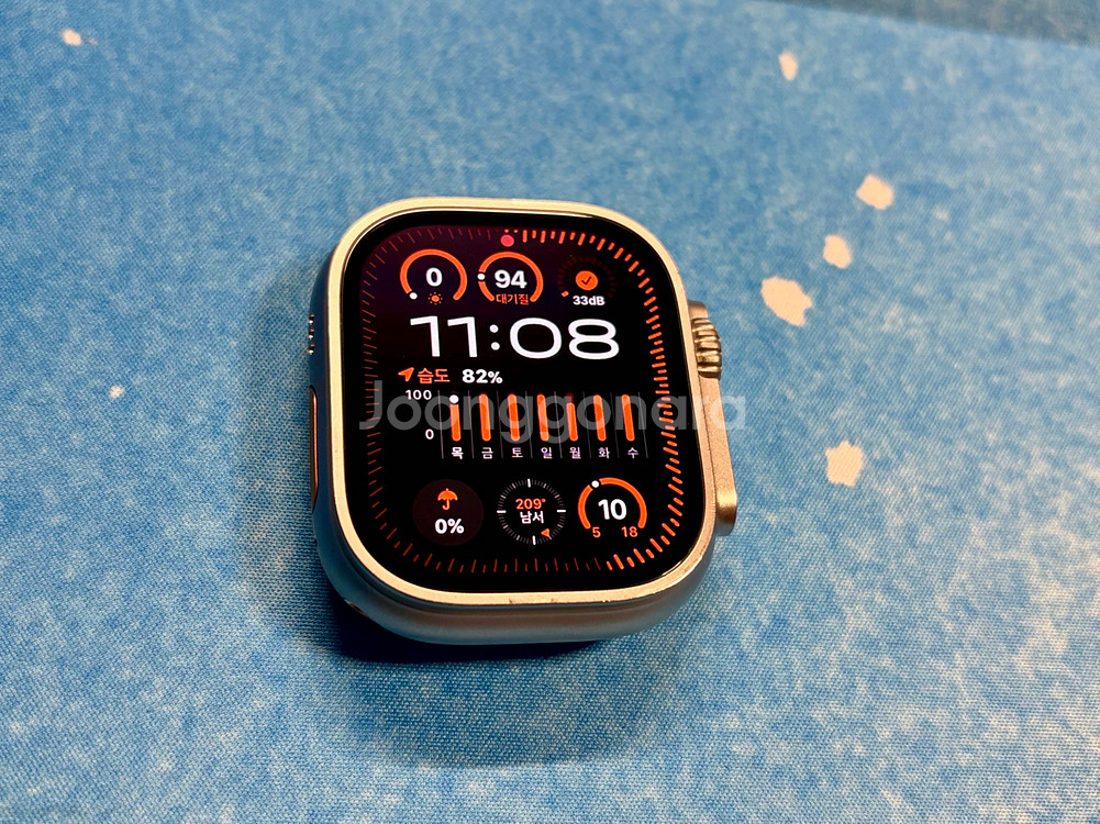 애플워치 울트라 1 배터리 효율 100% 팝니다--2