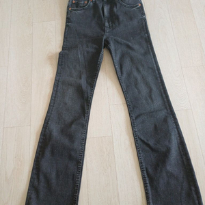 ZARA 블랙 데님 세미부츠컷 팬츠 EU36(24인치정도)