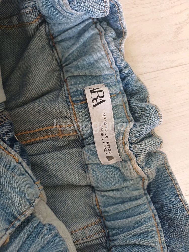 자라 하이웨이스트 여성 데님 바지 EU 32--3