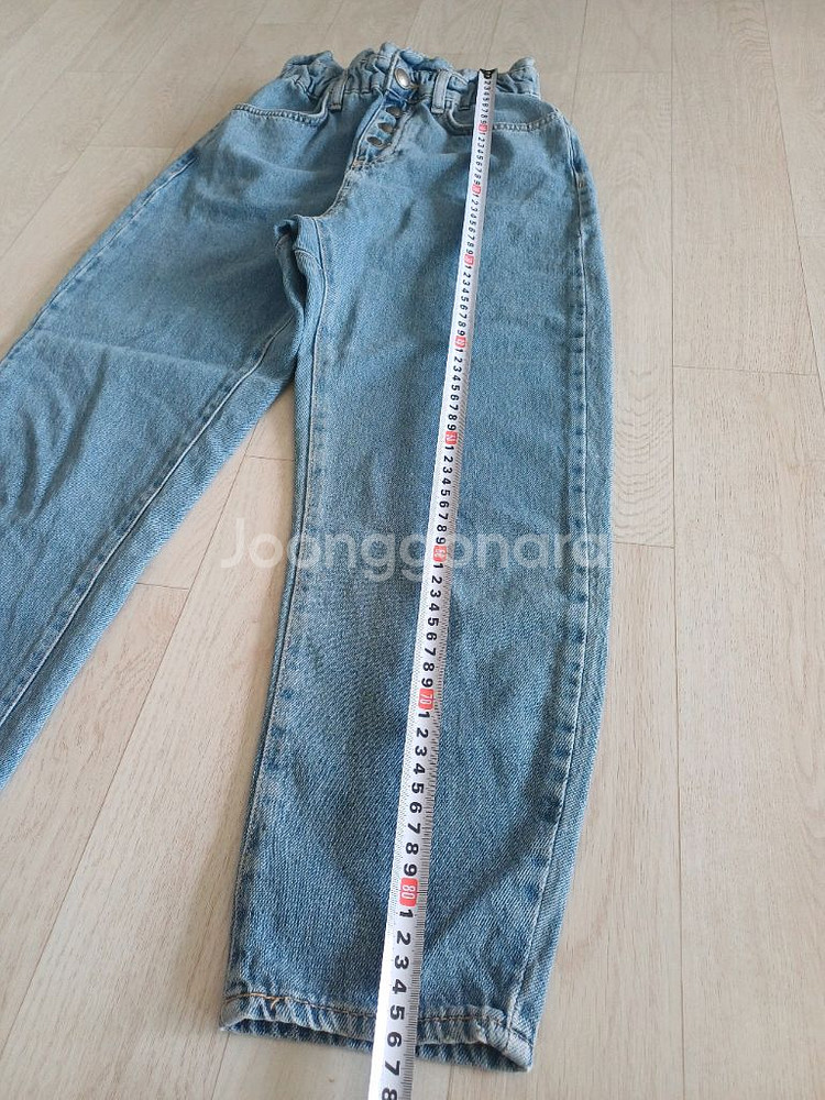 자라 하이웨이스트 여성 데님 바지 EU 32--1