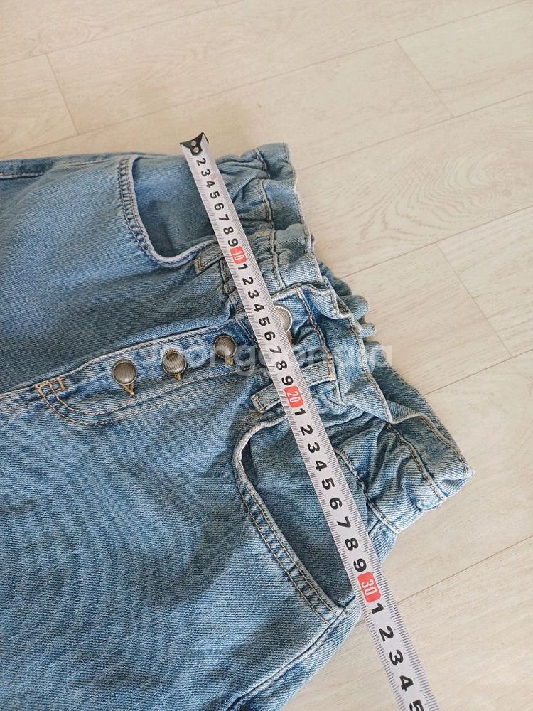 자라 하이웨이스트 여성 데님 바지 EU 32--2