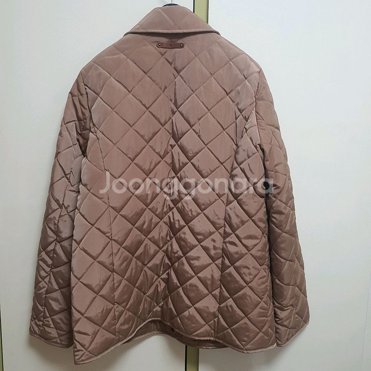 정품 랄프로렌 크레스트 패치 퀼팅 누빔 재킷 카멜 베이지--4