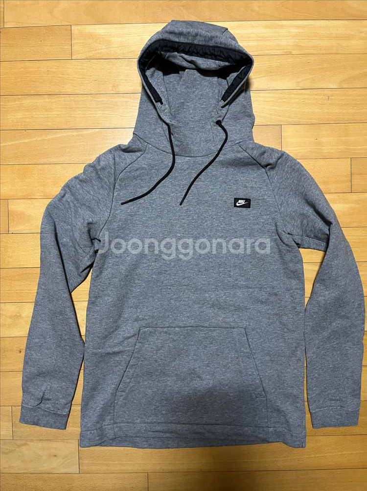 나이키 테크 회색 후드티 L(100)--0