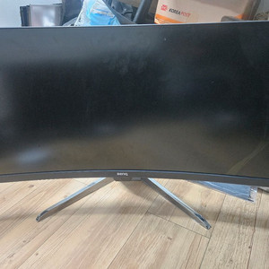 벤큐 EX3501R 35인치 커브드 모니터(파손) 판매(부품용)