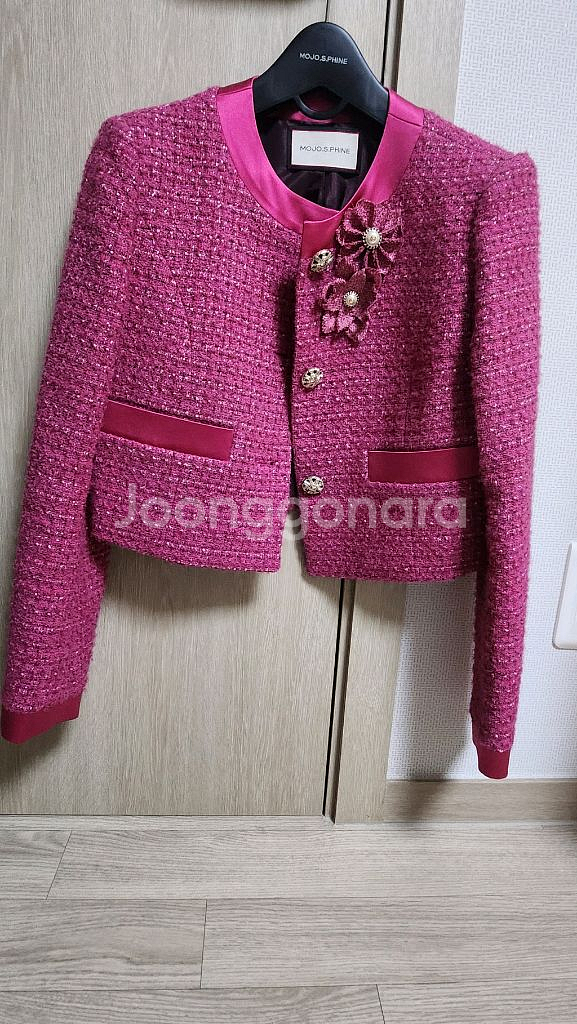 모조에스핀 트위드 자켓 55--0