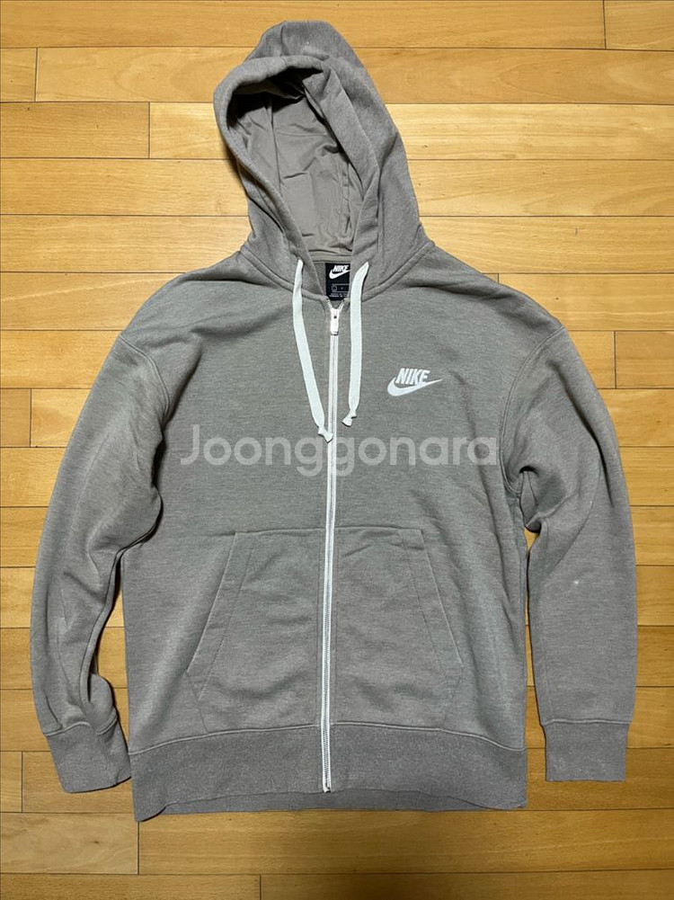 나이키 회색 후드집업 L--0