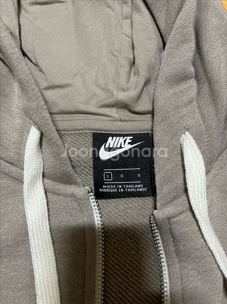 나이키 회색 후드집업 L--2