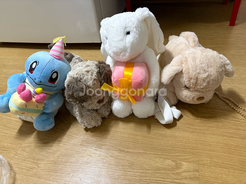 인형 세트 (파이리.강이지.토끼가방.강아지가방)새것--0