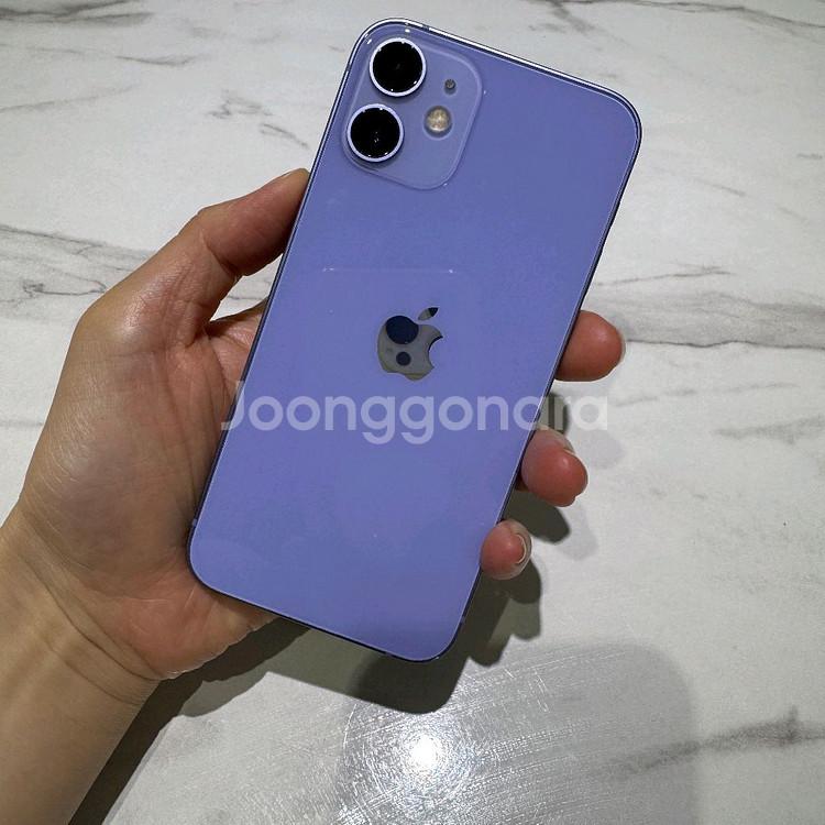 아이폰12미니 128기가 퍼플 공기계 중고폰 알뜰폰 학생폰 업무폰--0