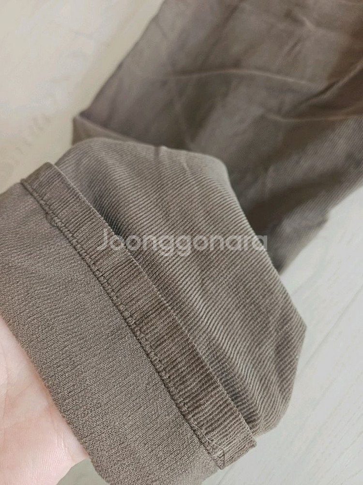 자라 부드러운 골덴 바지 XS사이즈(허리밴드)--2