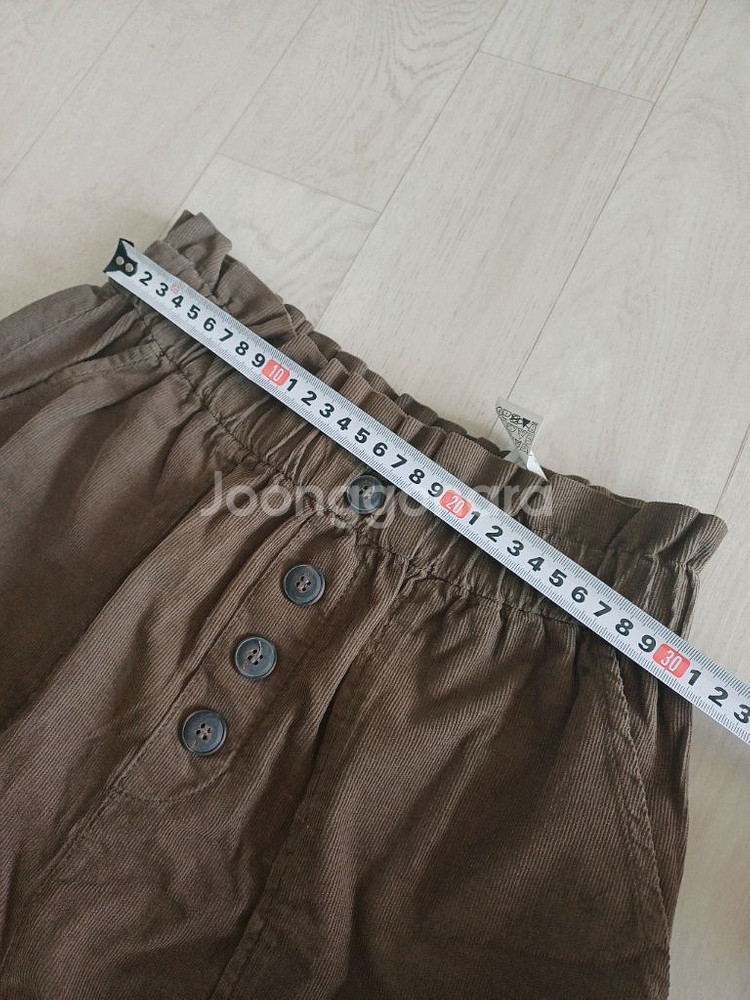 자라 부드러운 골덴 바지 XS사이즈(허리밴드)--4