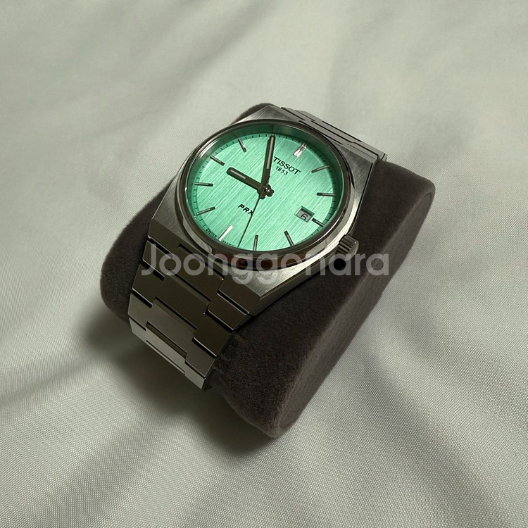 티쏘 prx 40mm 쿼츠 민트색 (티파니) 판매합니다--0
