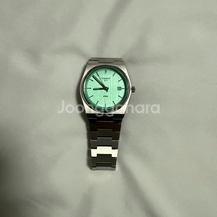 티쏘 prx 40mm 쿼츠 민트색 (티파니) 판매합니다--1