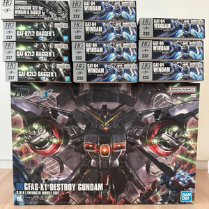hg 디스트로이 건담,윈덤,대거L,무기확장세트