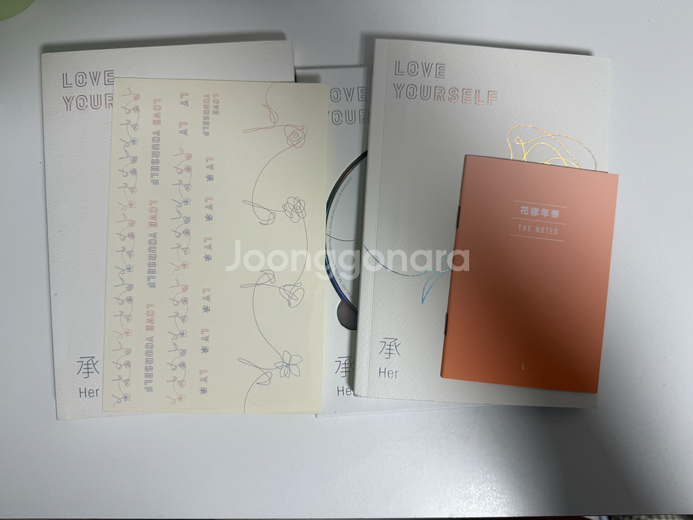 방탄소년단 BTS 럽셀 헐(L,O) & 화양연화 & 봄날 앨범(포토카드)--1