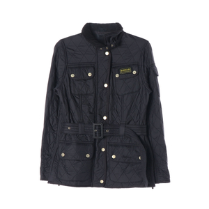 (정품)[XS]바버 블랙 인터내셔널 폴라 퀼팅 패딩 재킷 자켓