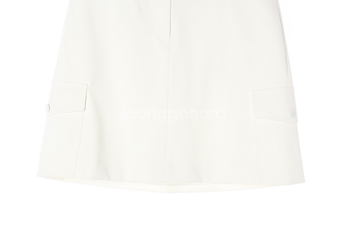 (새상품)[S]잇미샤 24FW 아이보리 카고 스커트 치마--2