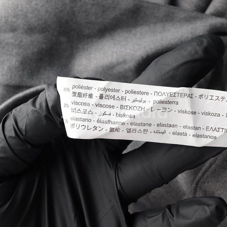 [XS]자라 그레이 브이넥 긴팔 롱 플레어 원피스 드레스--6