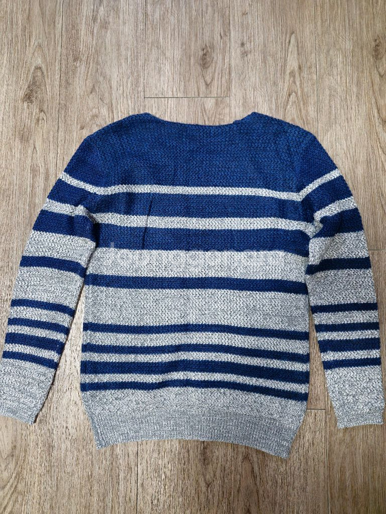 코데즈 컴바인 남성 스트라이프 니트 100--0