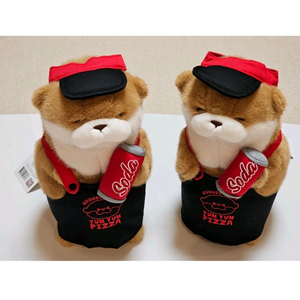 냠냠피자 우소우소짱 브라운 인형(27cm)