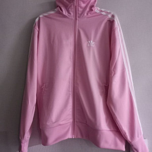 아디다스 파이어버드 딸기우유 연핑크 트랙탑 저지 져지집업 95/M