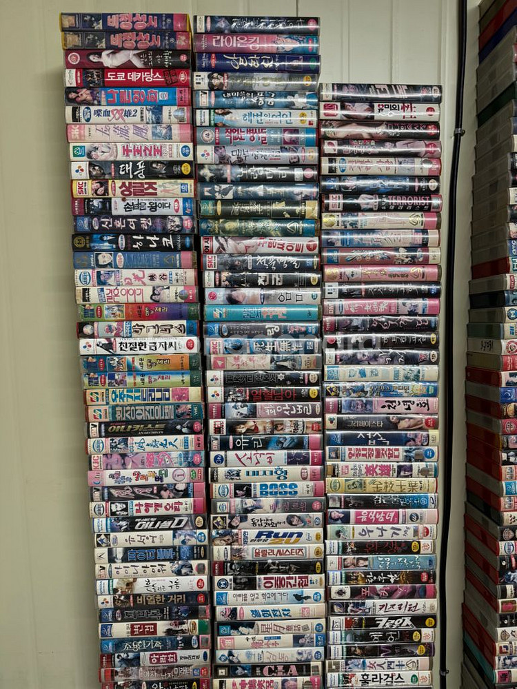 비디오 테이프 한국 일본 홍콩 헐리웃등 다수--1