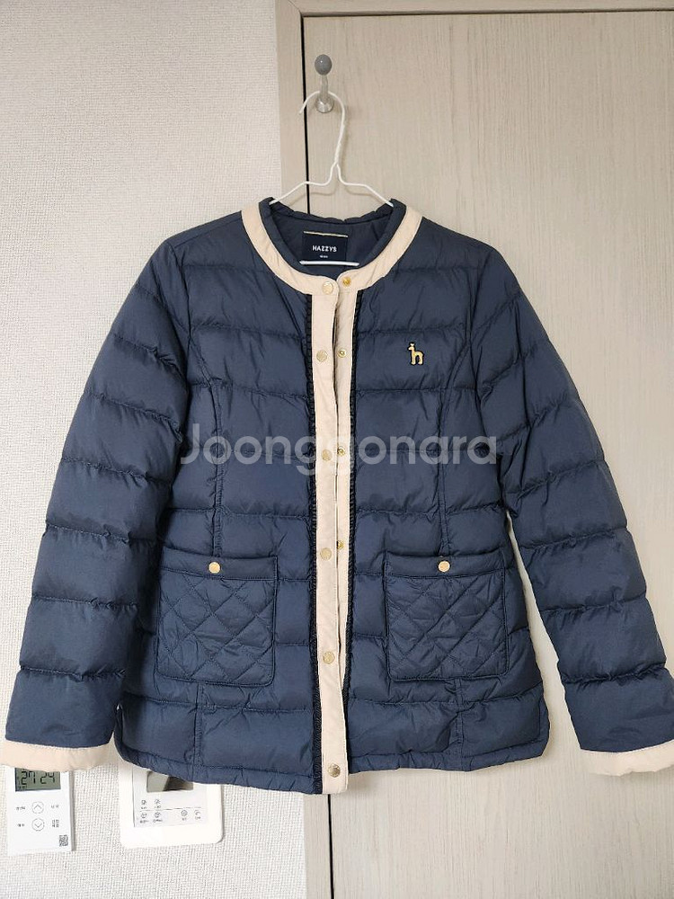 헤지스키즈 여아 155 양면무스탕 외 패딩 2종 일괄 판매--2