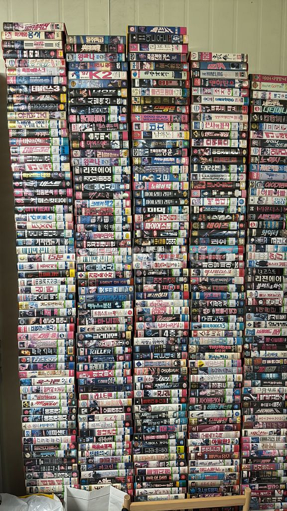 비디오 테이프 한국 일본 홍콩 헐리웃등 다수--6