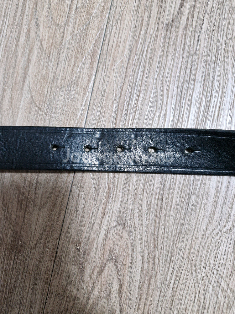 디스퀘어드2 블랙 가죽 벨트--3