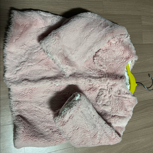 밍크뮤 퍼 점퍼&목도리 세트