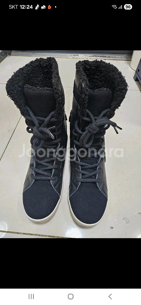 르꼬끄 골프웨어 여성 미들부츠 240 거의새상품--1