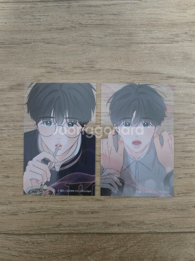 투니크 향경 향의경계 클리어 카드 포카 포토카드--0