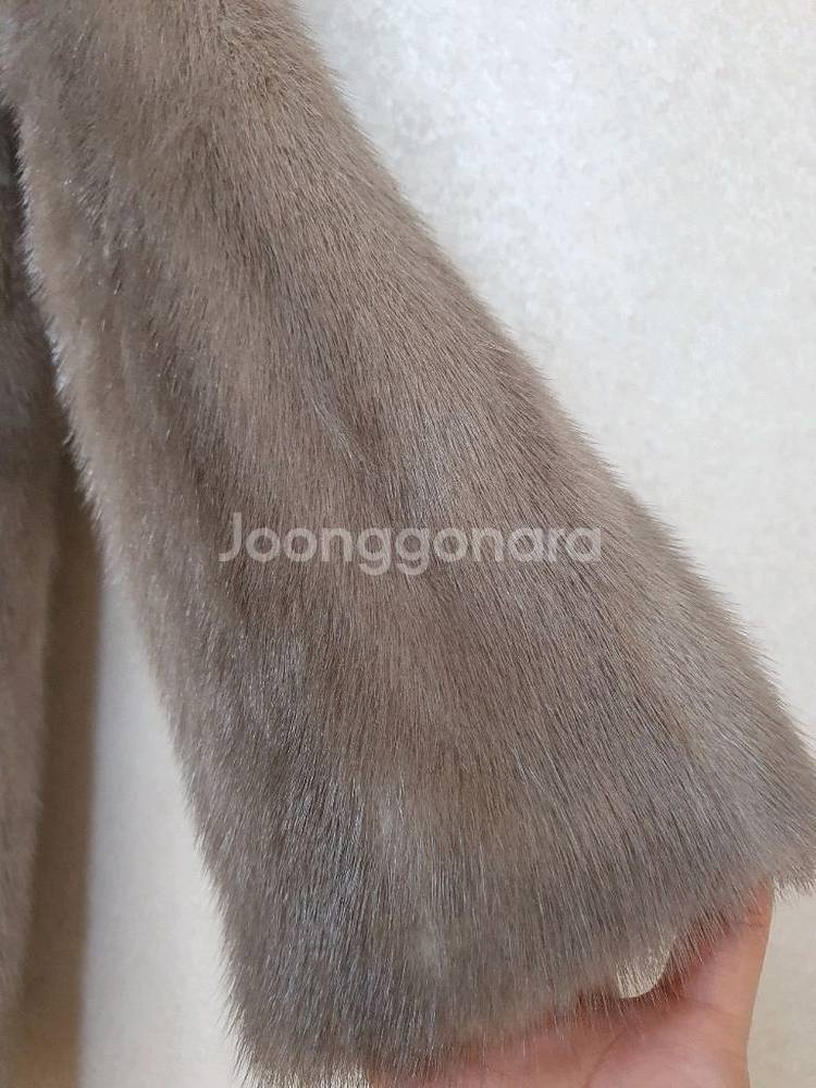 A&D 휘메일 밍크 코트 사파이어 블루--4