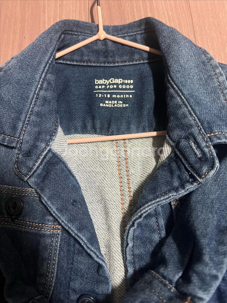 갭베이비 데님바디수트--1
