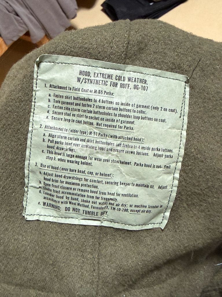 데드스탁급 m65 피쉬테일 개파카 오리지널S--8