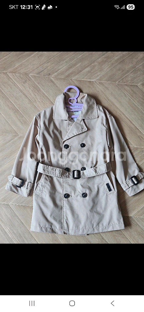 키즈덤 트렌치코트 110 새상품--0