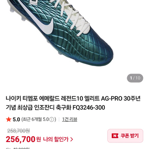 나이키 티엠포 레전드10 엘리트 30주년 AG 270