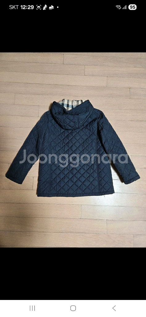 닥스키즈 퀼팅 패딩점퍼 130 거의새상품--1