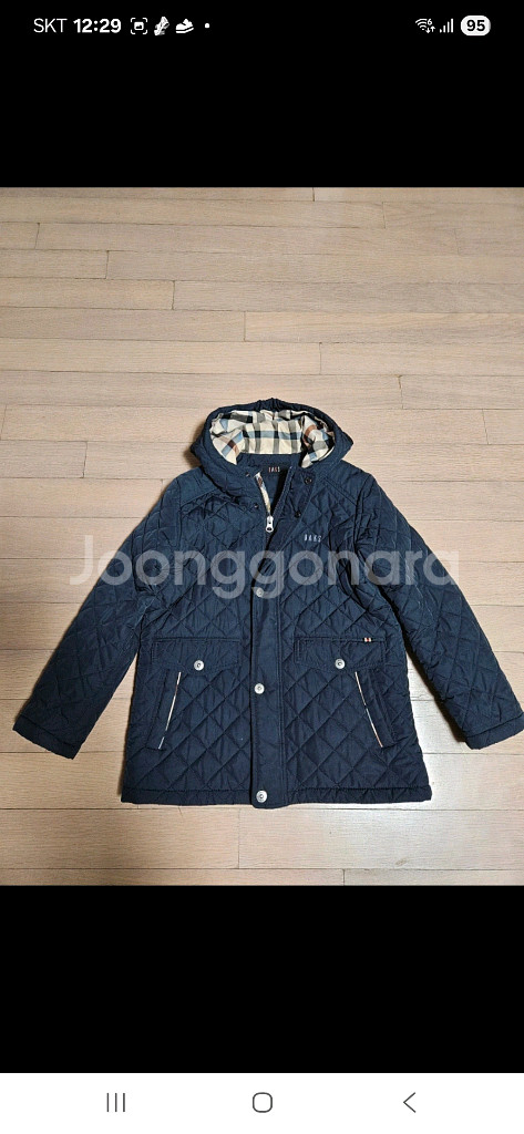 닥스키즈 퀼팅 패딩점퍼 130 거의새상품--0