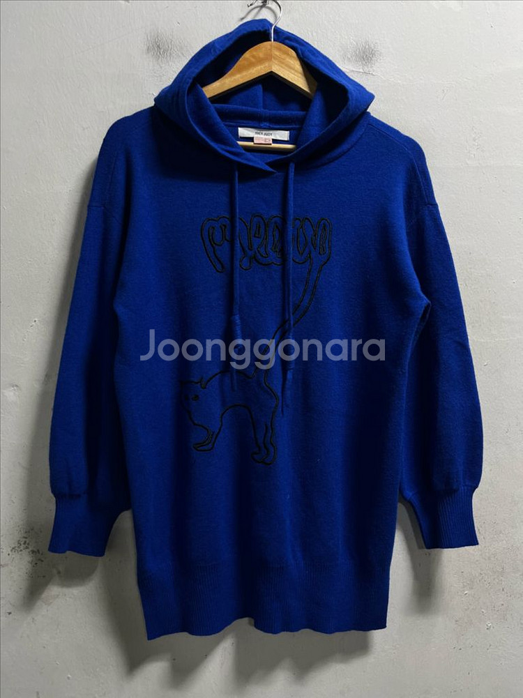 55-66 쥬시쥬디 스판 후드 니트--0