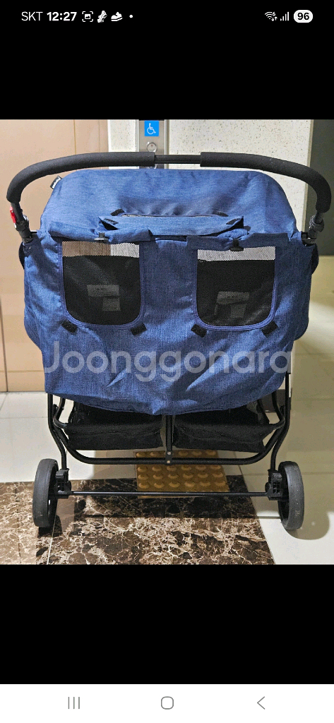 See baby 2인용 유모차 거의새상품--1
