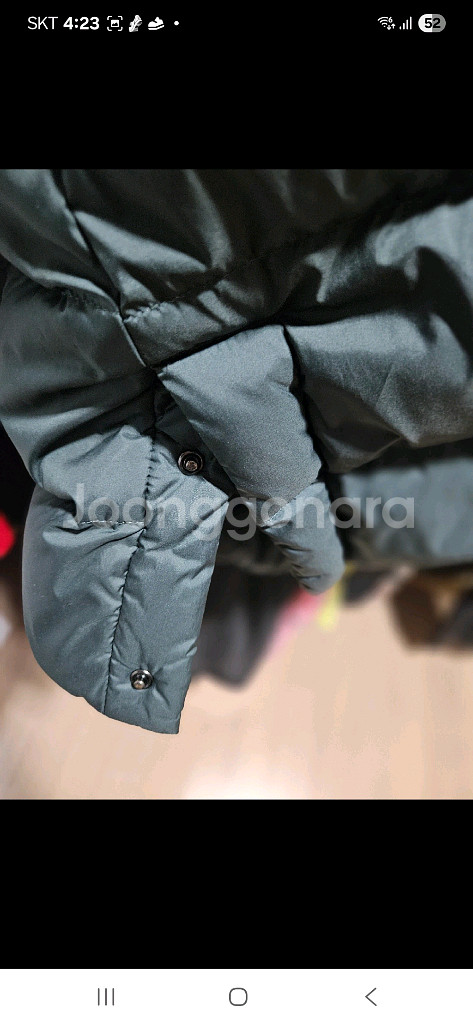 닥스키즈 롱패딩 120 거의새상품--6