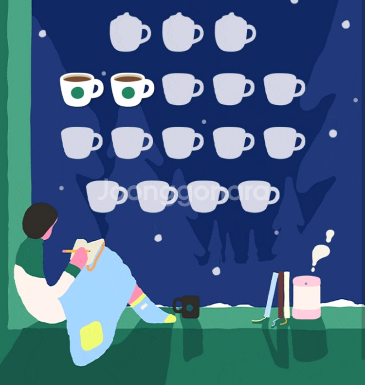 스타벅스 프리퀀시 일반2개--0