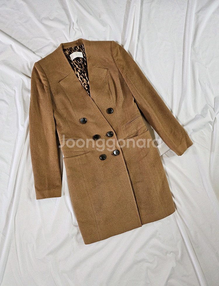 [55] 미샤 캐시미어 100 더블브레스트 테일러드 자켓 코트--0