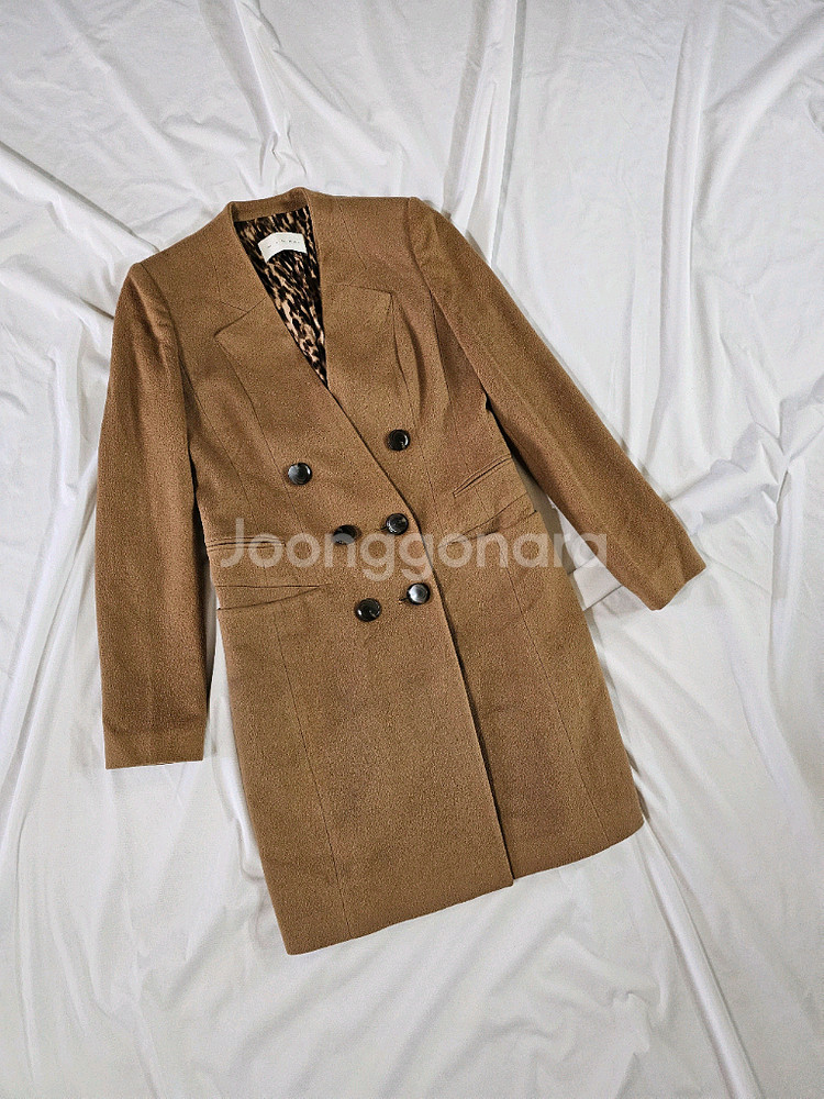 [55] 미샤 캐시미어 100 더블브레스트 테일러드 자켓 코트--1