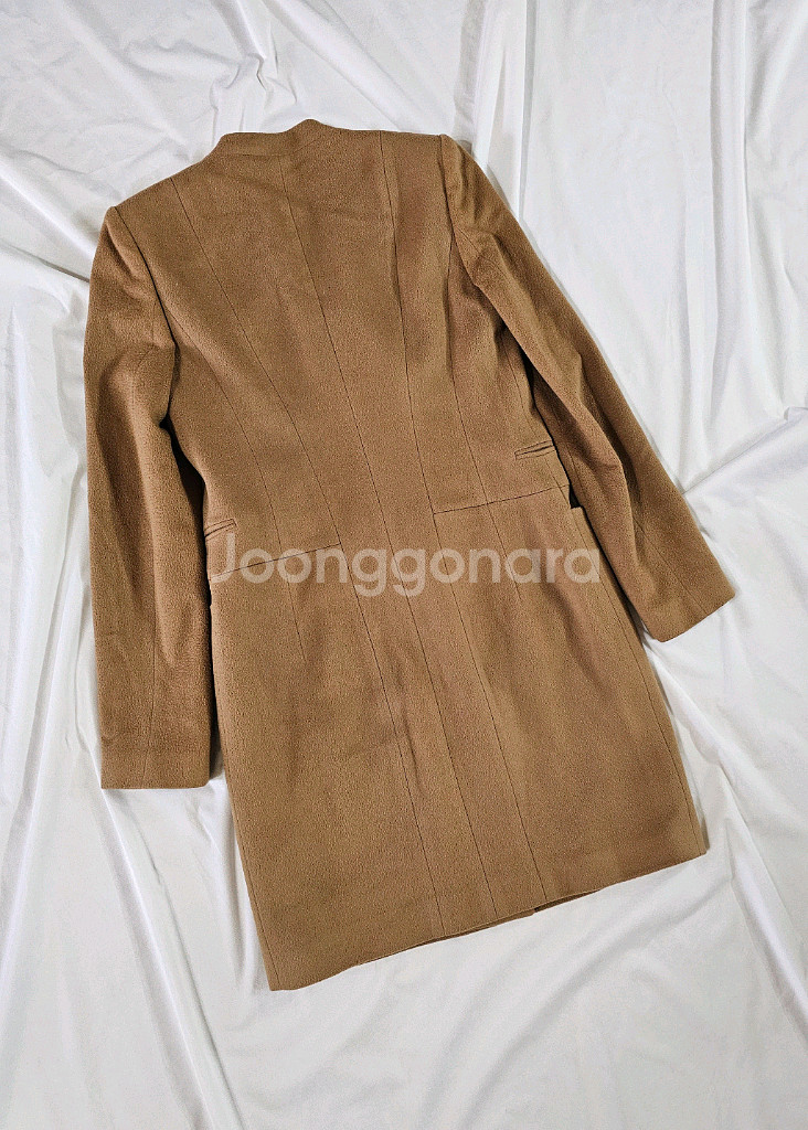 [55] 미샤 캐시미어 100 더블브레스트 테일러드 자켓 코트--5