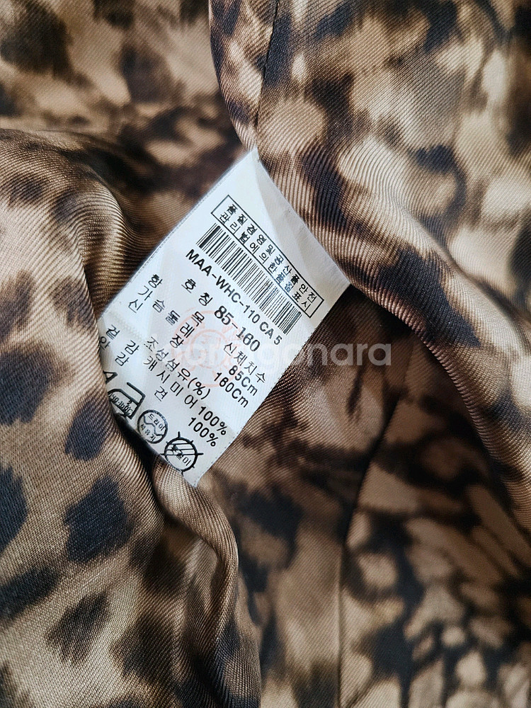 [55] 미샤 캐시미어 100 더블브레스트 테일러드 자켓 코트--8