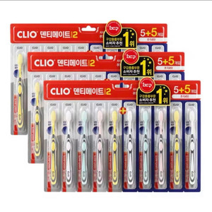 클리오 초극세모 칫솔 30개